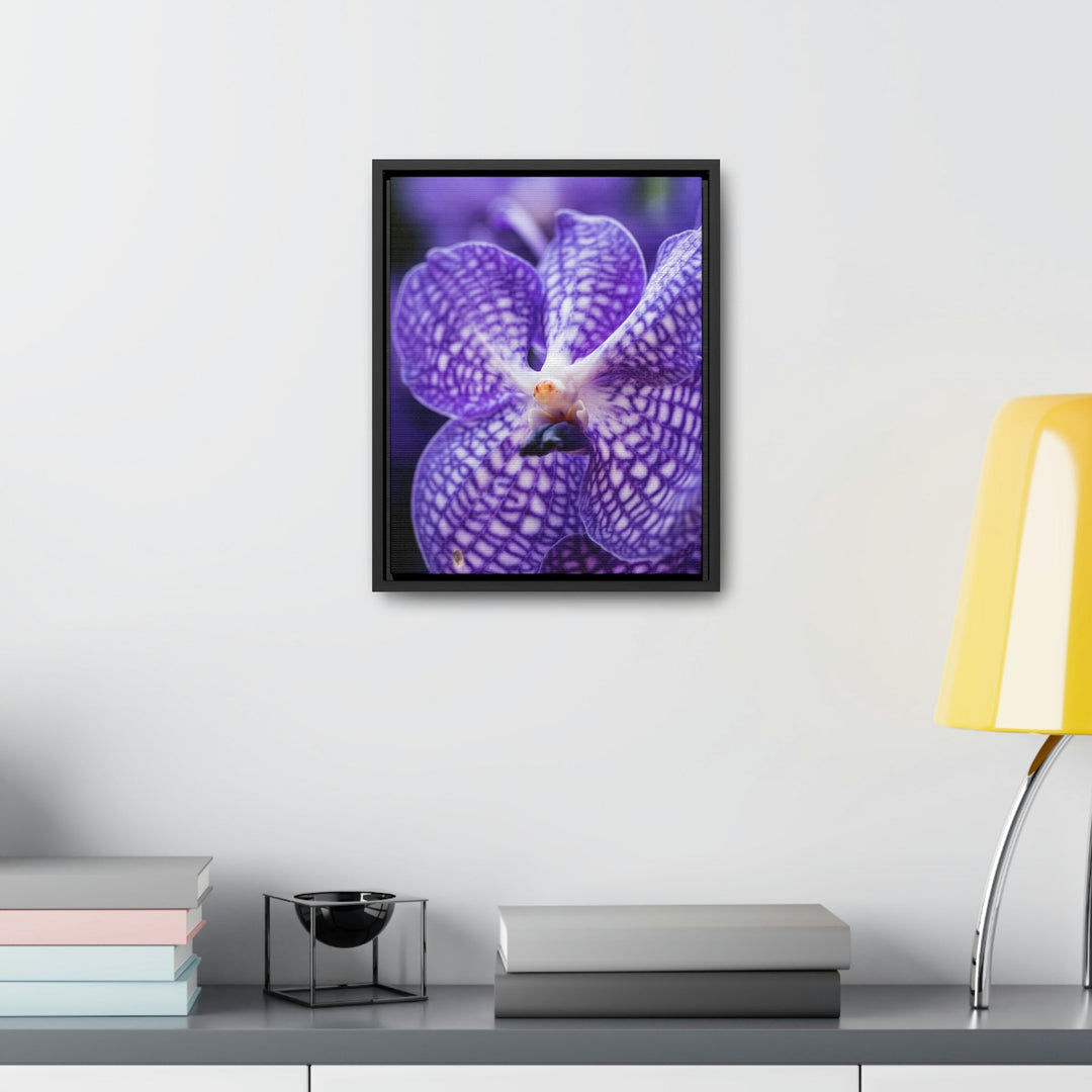 Orchid Detail - Canvas with Frame - Visiting This World