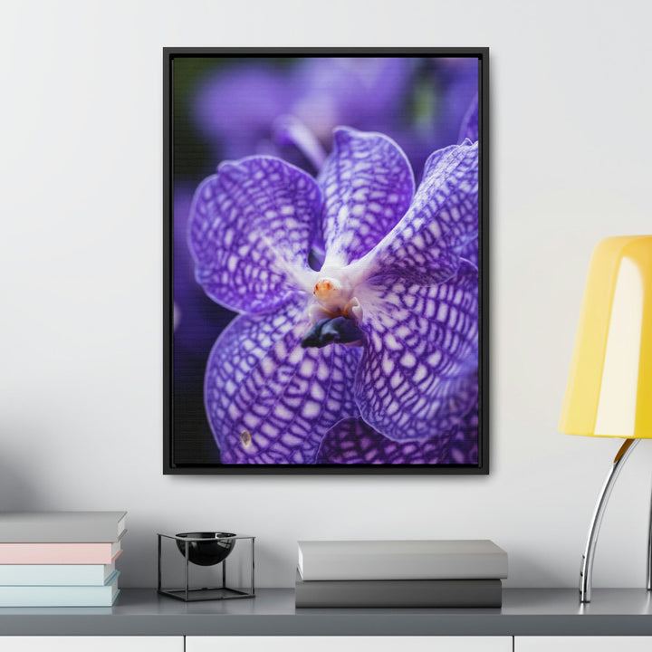 Orchid Detail - Canvas with Frame - Visiting This World