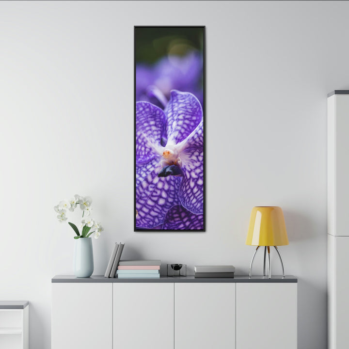 Orchid Detail - Canvas with Frame - Visiting This World