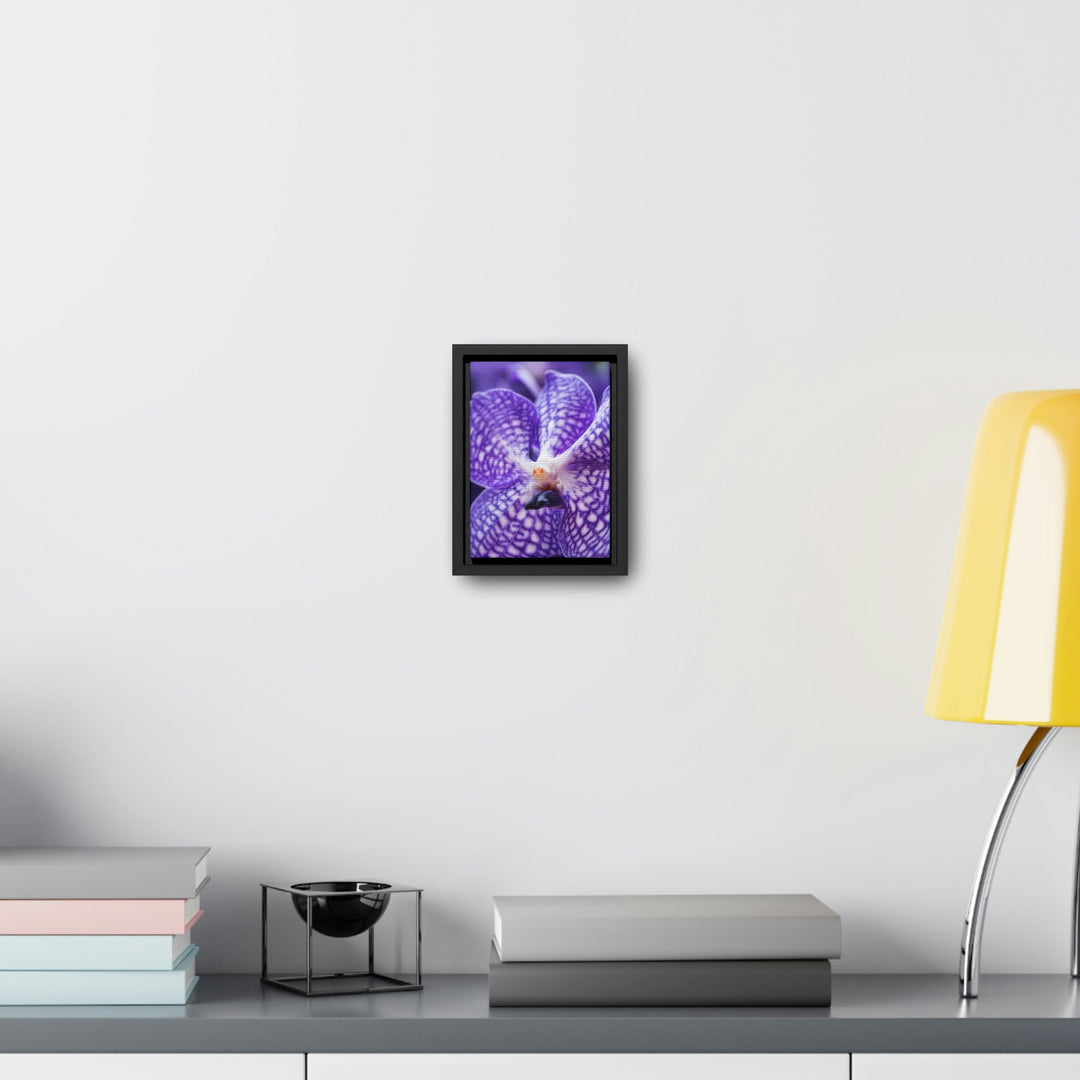 Orchid Detail - Canvas with Frame - Visiting This World