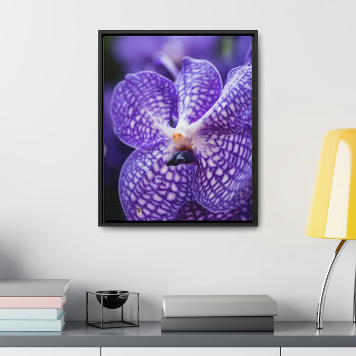 Orchid Detail - Canvas with Frame - Visiting This World