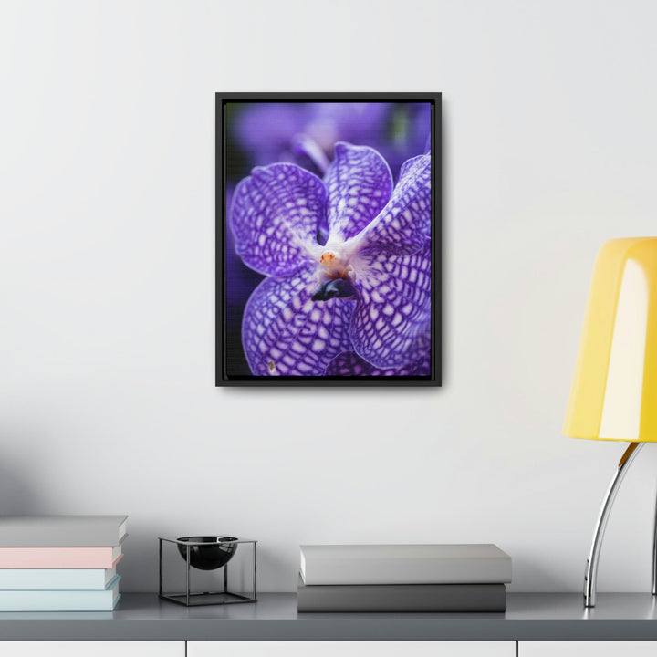 Orchid Detail - Canvas with Frame - Visiting This World