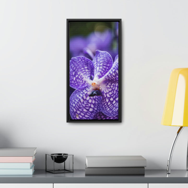 Orchid Detail - Canvas with Frame - Visiting This World