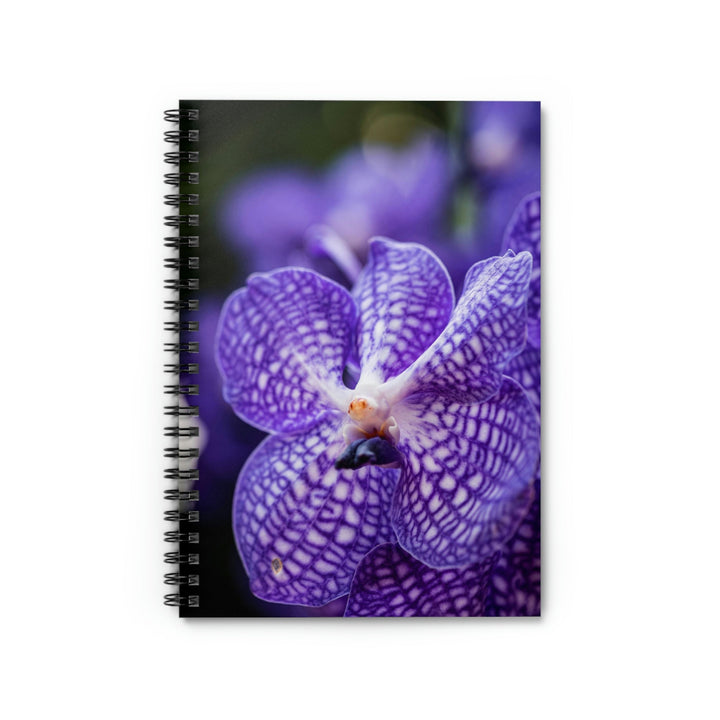 Orchid Detail - Spiral Ruled Line Notebook - Visiting This World