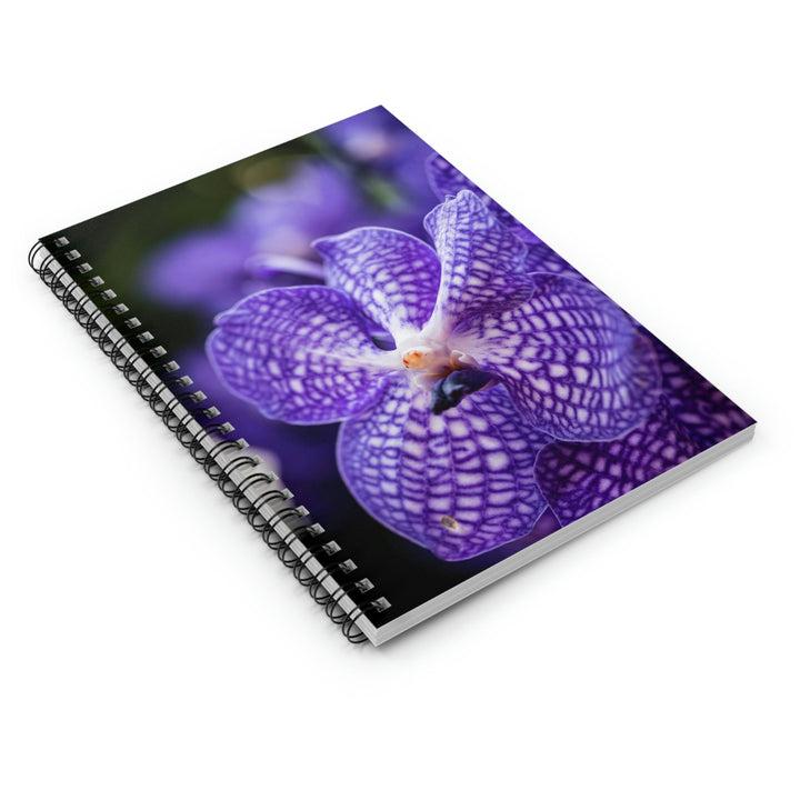 Orchid Detail - Spiral Ruled Line Notebook - Visiting This World