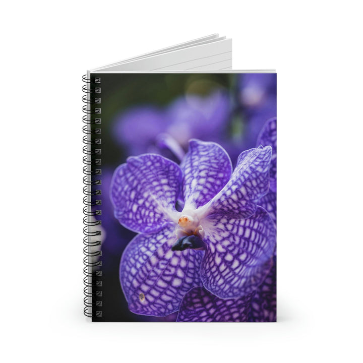 Orchid Detail - Spiral Ruled Line Notebook - Visiting This World