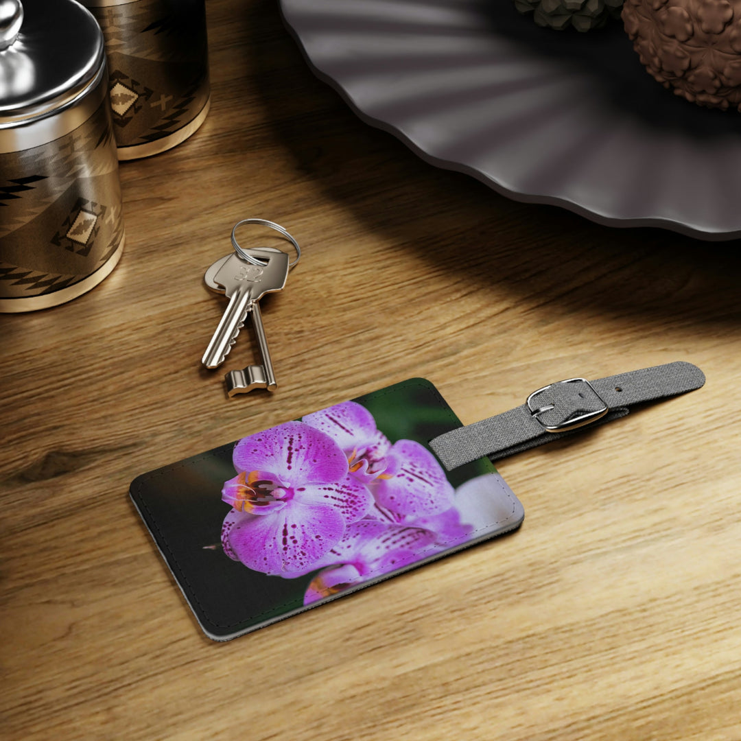 Orchid in Pink - Luggage Tag - Visiting This World