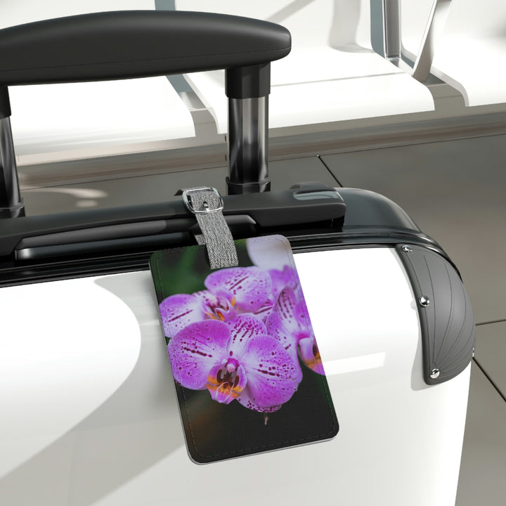 Orchid in Pink - Luggage Tag - Visiting This World