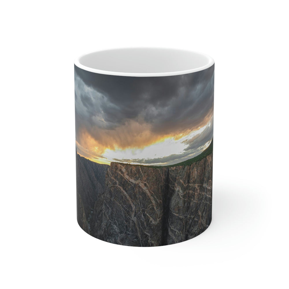 Painted Wall at Sunset Part 1 - Ceramic Mug 11oz - Visiting This World