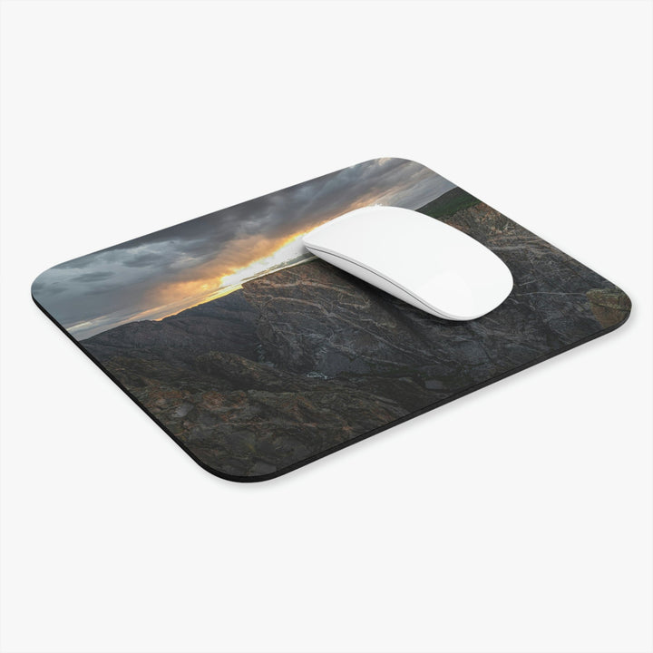 Painted Wall at Sunset Part 1 - Mouse Pad (Rectangle) - Visiting This World