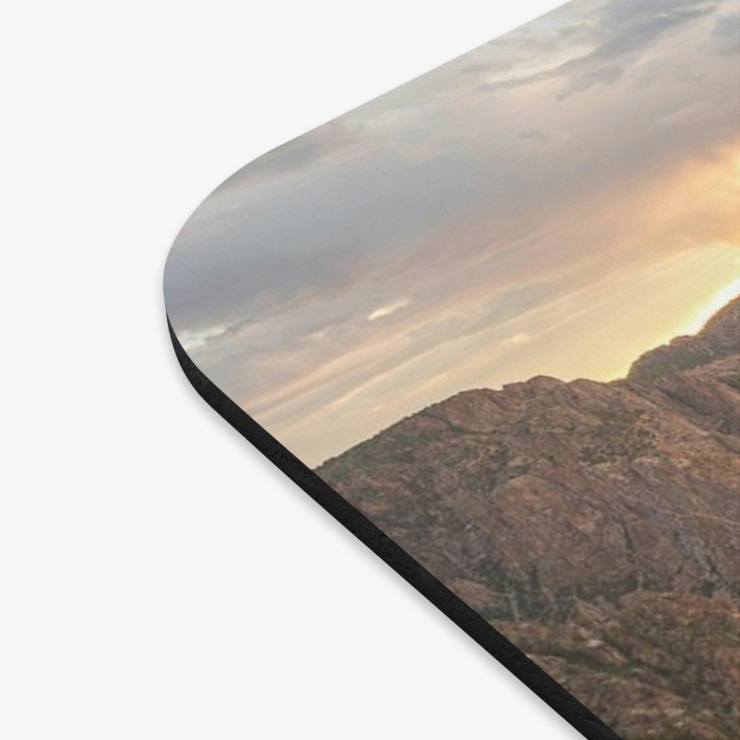 Painted Wall at Sunset Part 2 - Mouse Pad (Rectangle) - Visiting This World