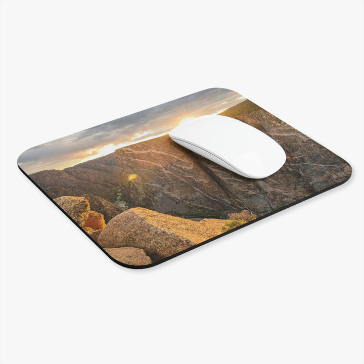 Painted Wall at Sunset Part 2 - Mouse Pad (Rectangle) - Visiting This World