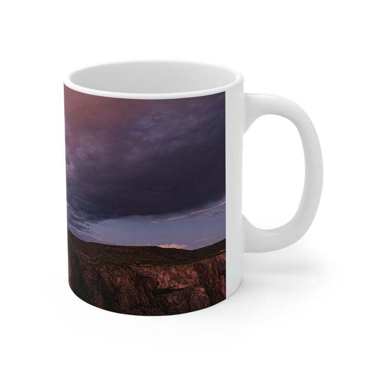 Painted Wall at Sunset Part 3 - Ceramic Mug 11oz - Visiting This World