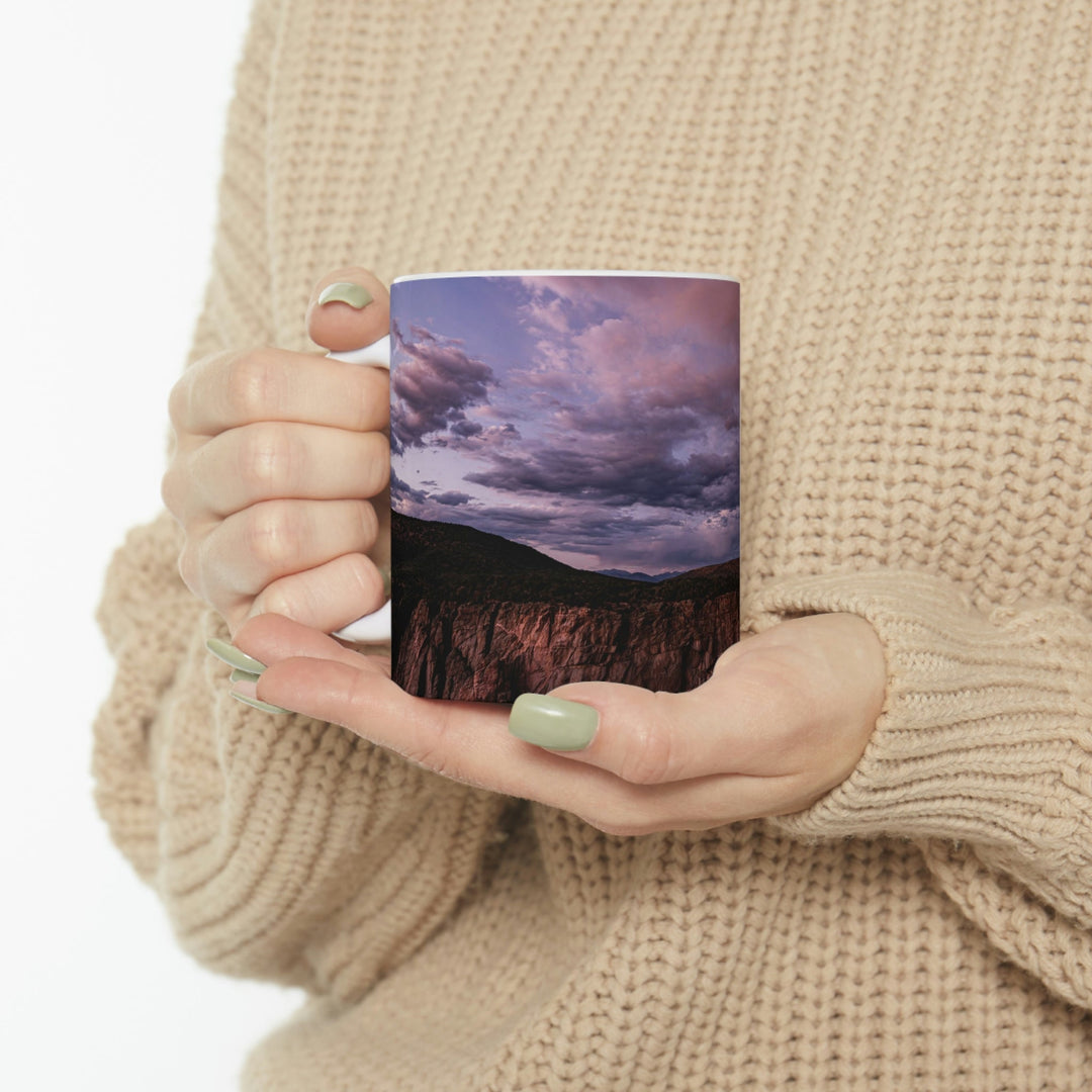 Painted Wall at Sunset Part 3 - Ceramic Mug 11oz - Visiting This World