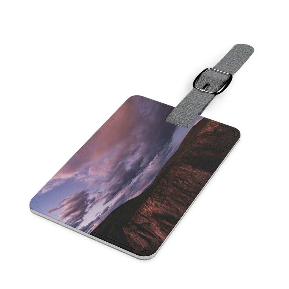 Painted Wall at Sunset Part 3 - Luggage Tag - Visiting This World