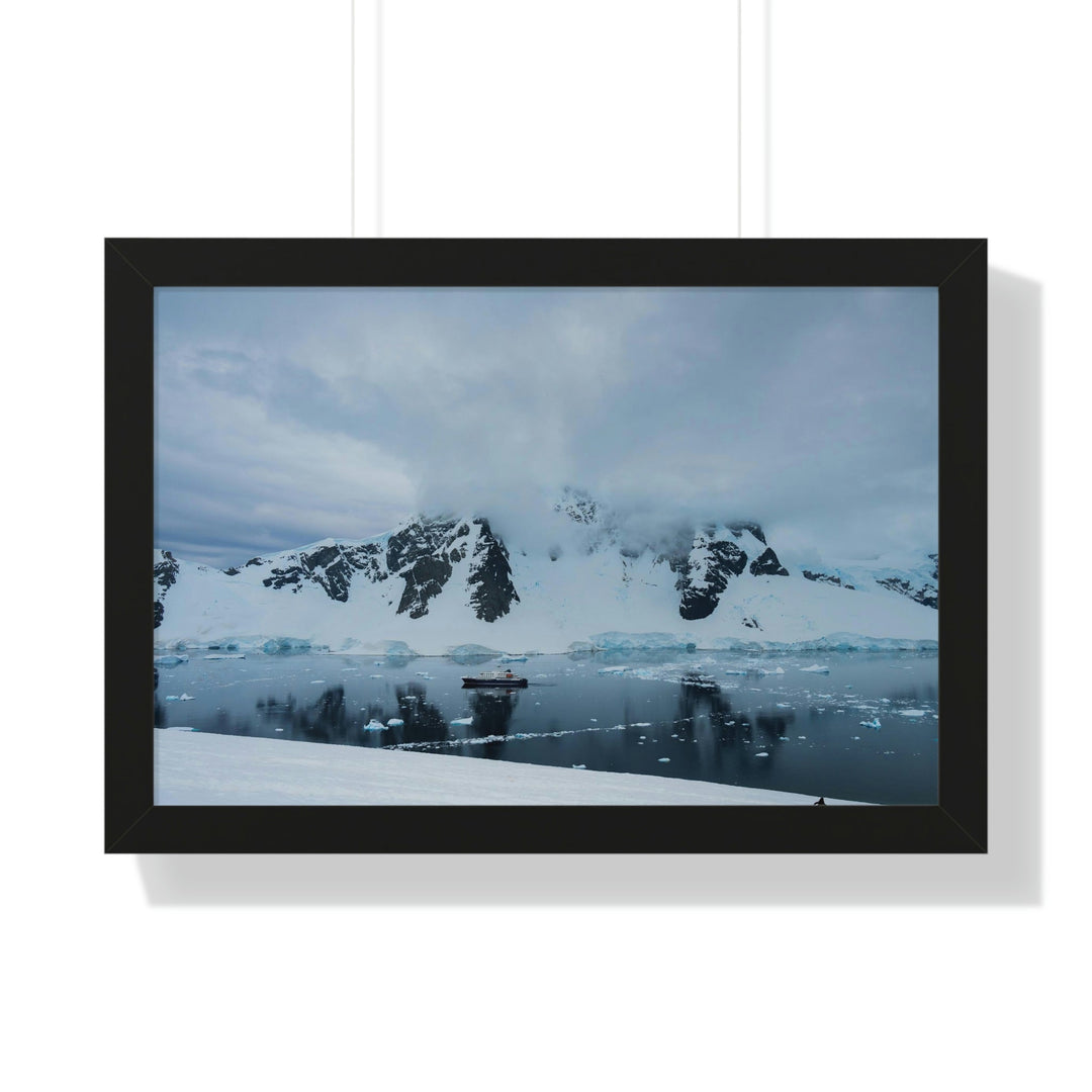 Peaceful Anchoring - Framed Print - Visiting This World