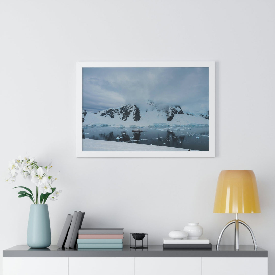 Peaceful Anchoring - Framed Print - Visiting This World