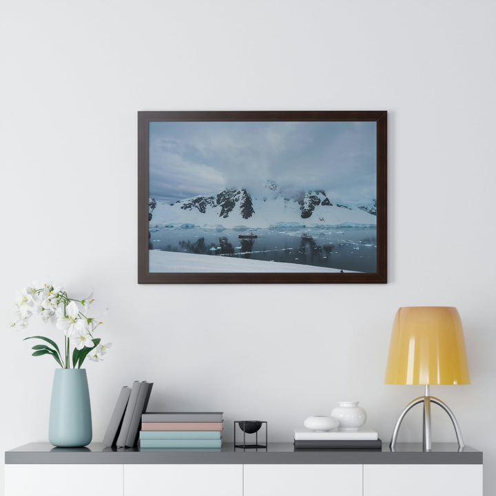 Peaceful Anchoring - Framed Print - Visiting This World