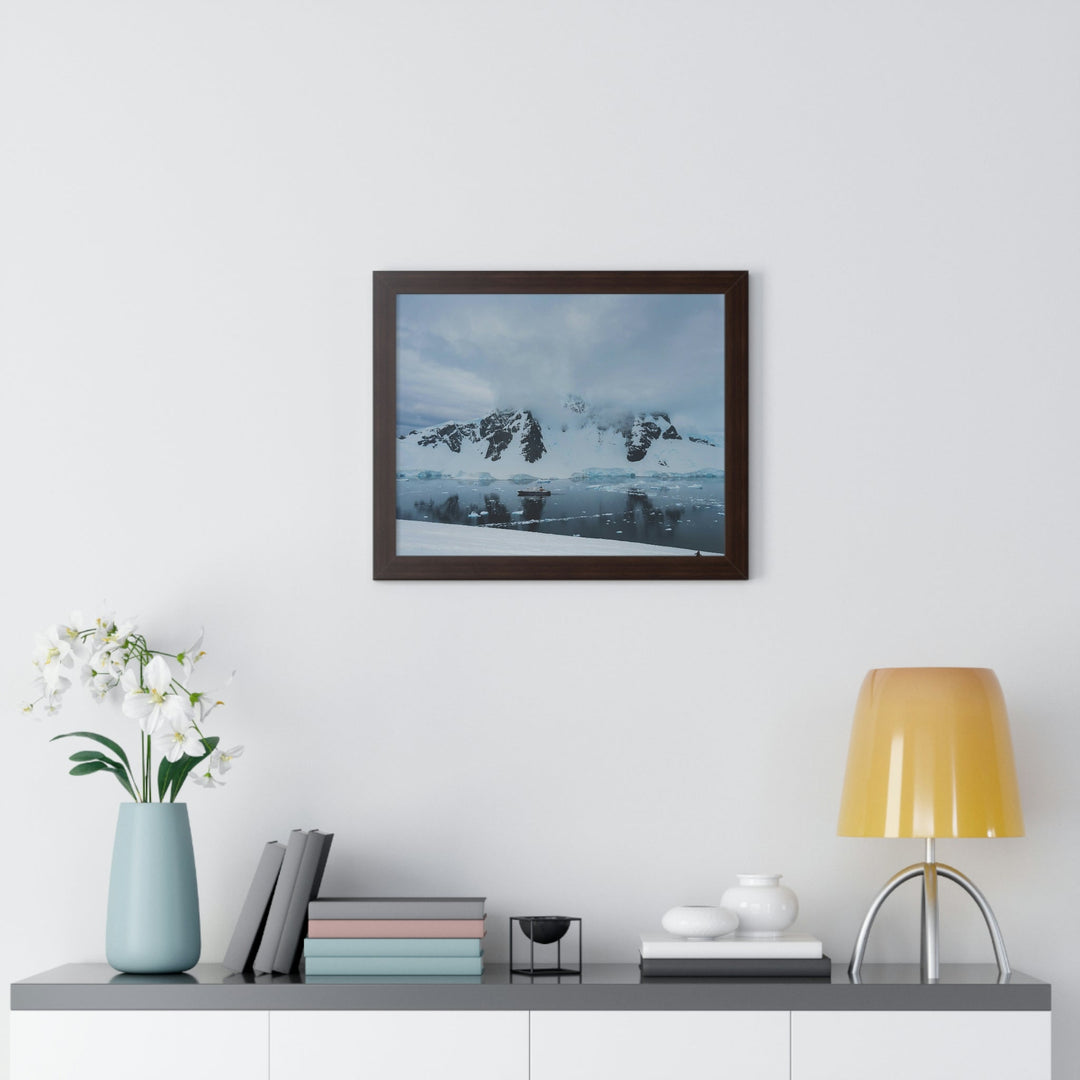 Peaceful Anchoring - Framed Print - Visiting This World