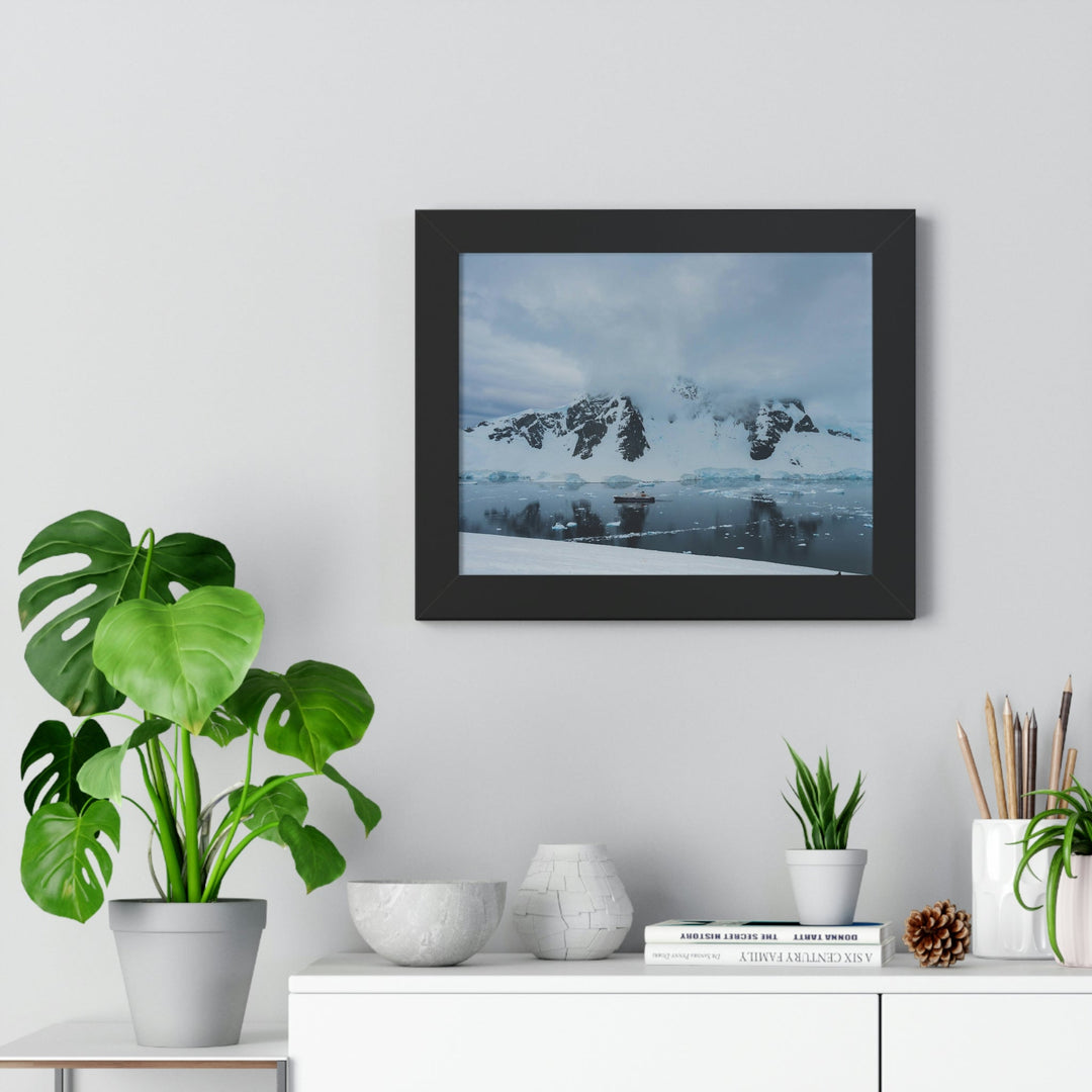 Peaceful Anchoring - Framed Print - Visiting This World