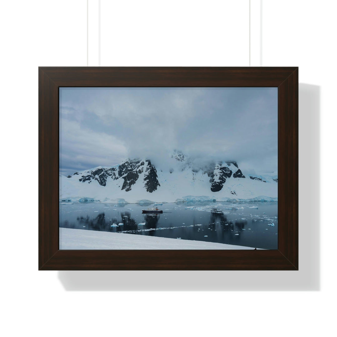 Peaceful Anchoring - Framed Print - Visiting This World