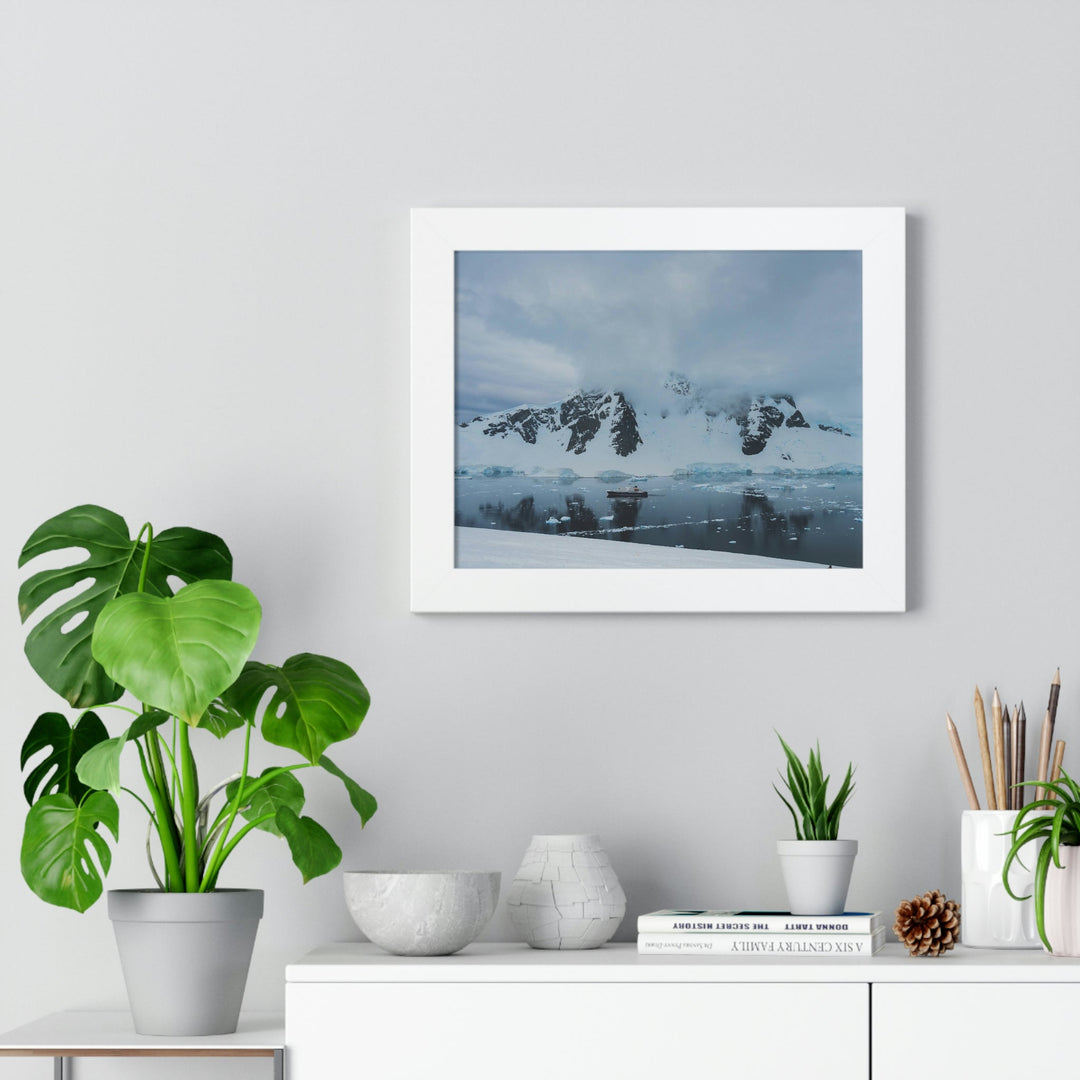 Peaceful Anchoring - Framed Print - Visiting This World