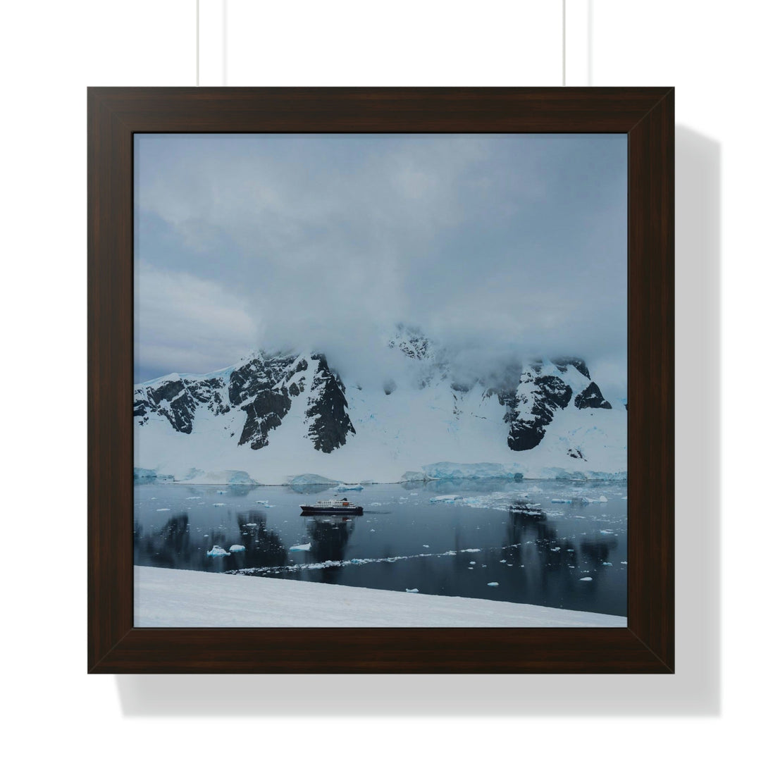 Peaceful Anchoring - Framed Print - Visiting This World