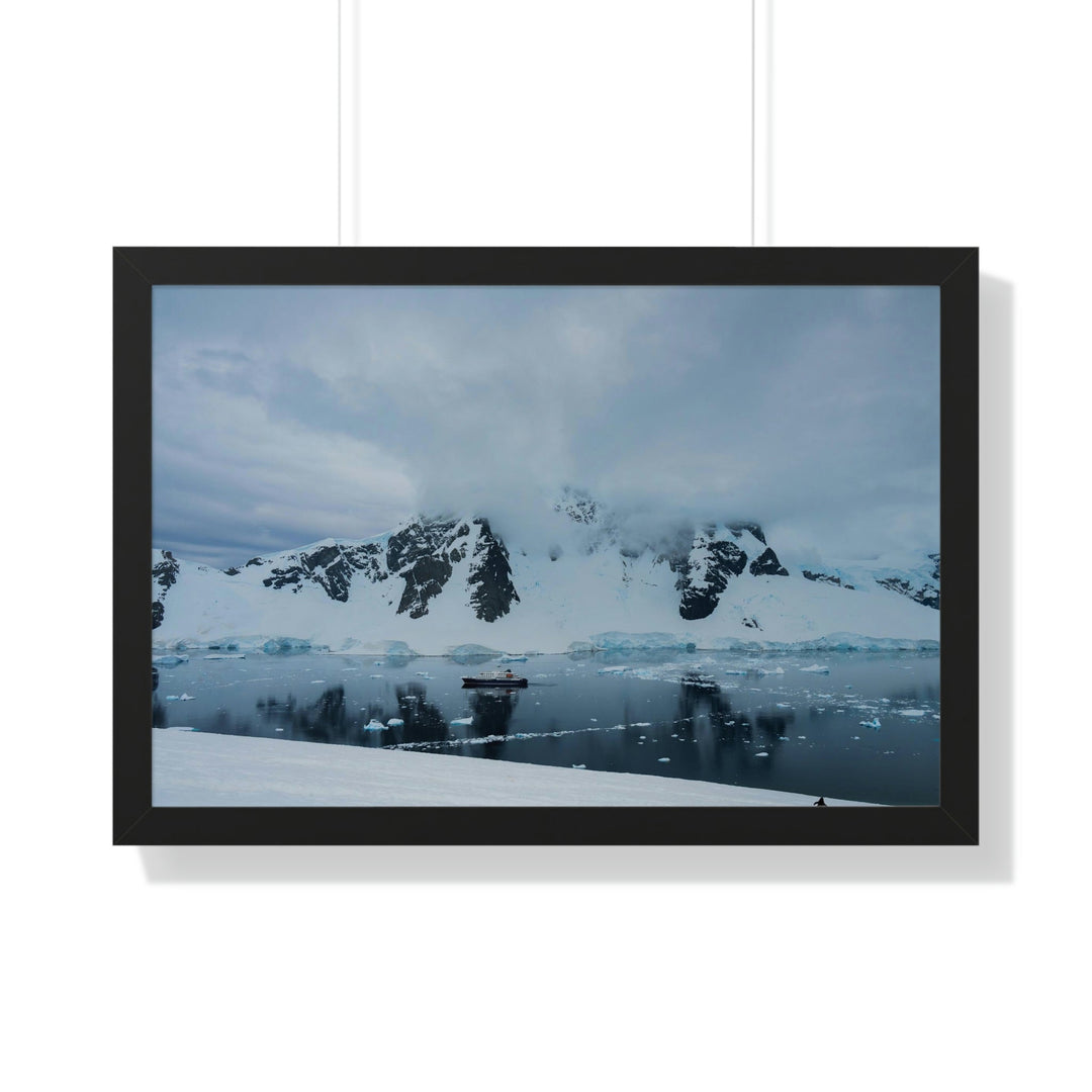 Peaceful Anchoring - Framed Print - Visiting This World