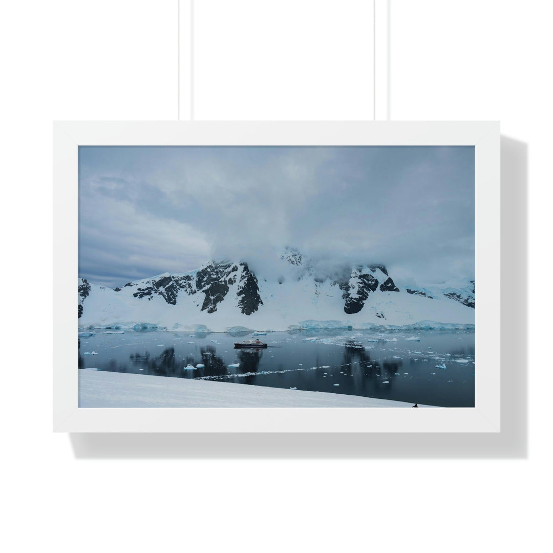 Peaceful Anchoring - Framed Print - Visiting This World