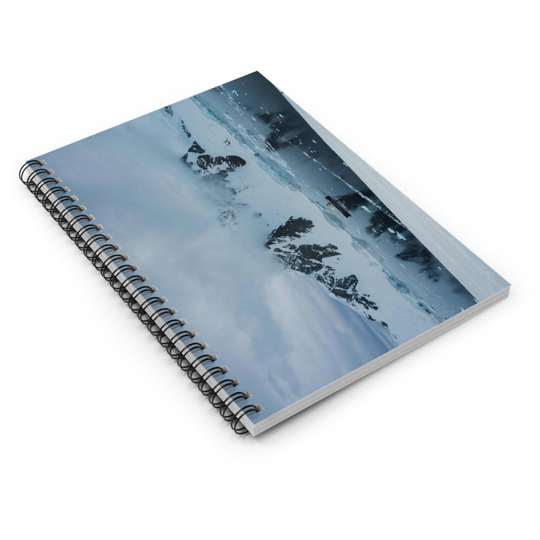 Peaceful Anchoring - Spiral Ruled Line Notebook - Visiting This World