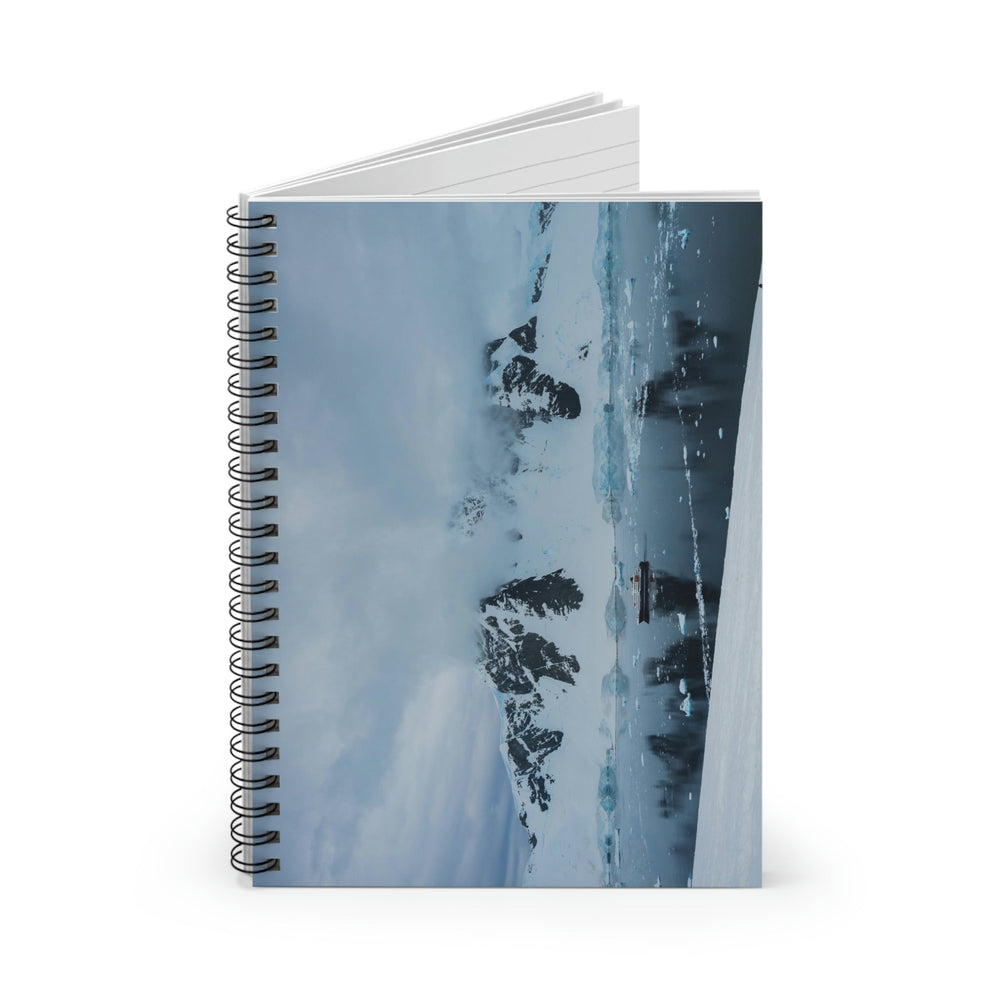 Peaceful Anchoring - Spiral Ruled Line Notebook - Visiting This World