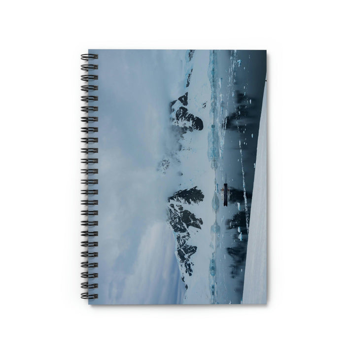 Peaceful Anchoring - Spiral Ruled Line Notebook - Visiting This World