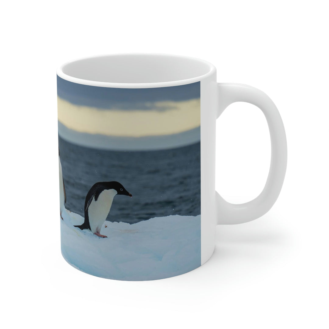 Penguin Dance - Ceramic Mug 11oz - Visiting This World