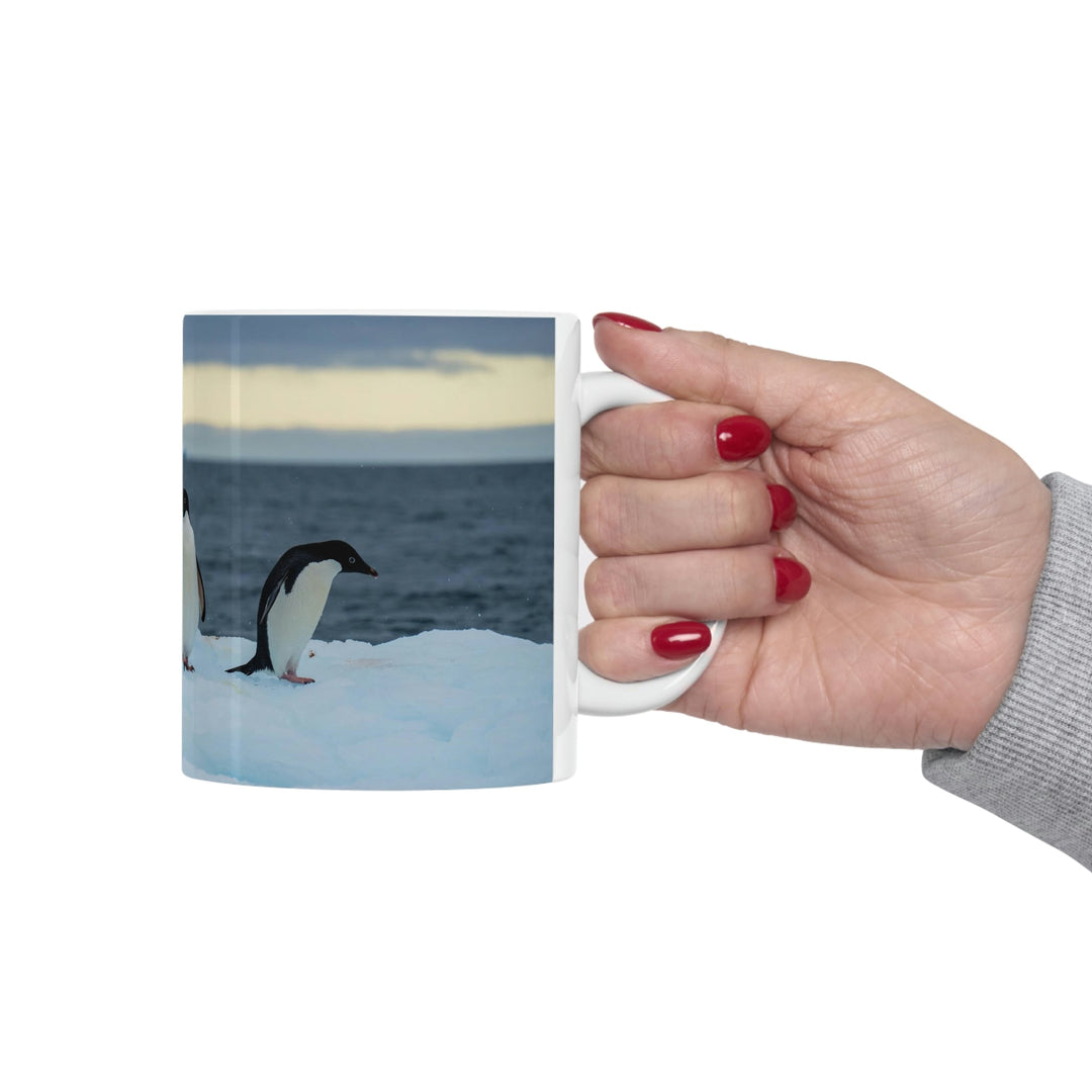 Penguin Dance - Ceramic Mug 11oz - Visiting This World