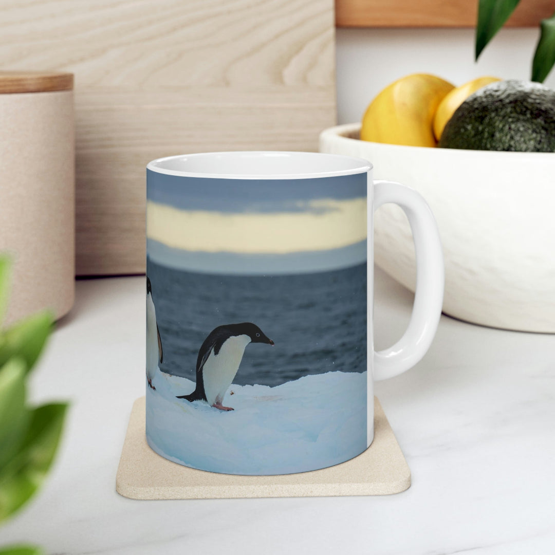 Penguin Dance - Ceramic Mug 11oz - Visiting This World