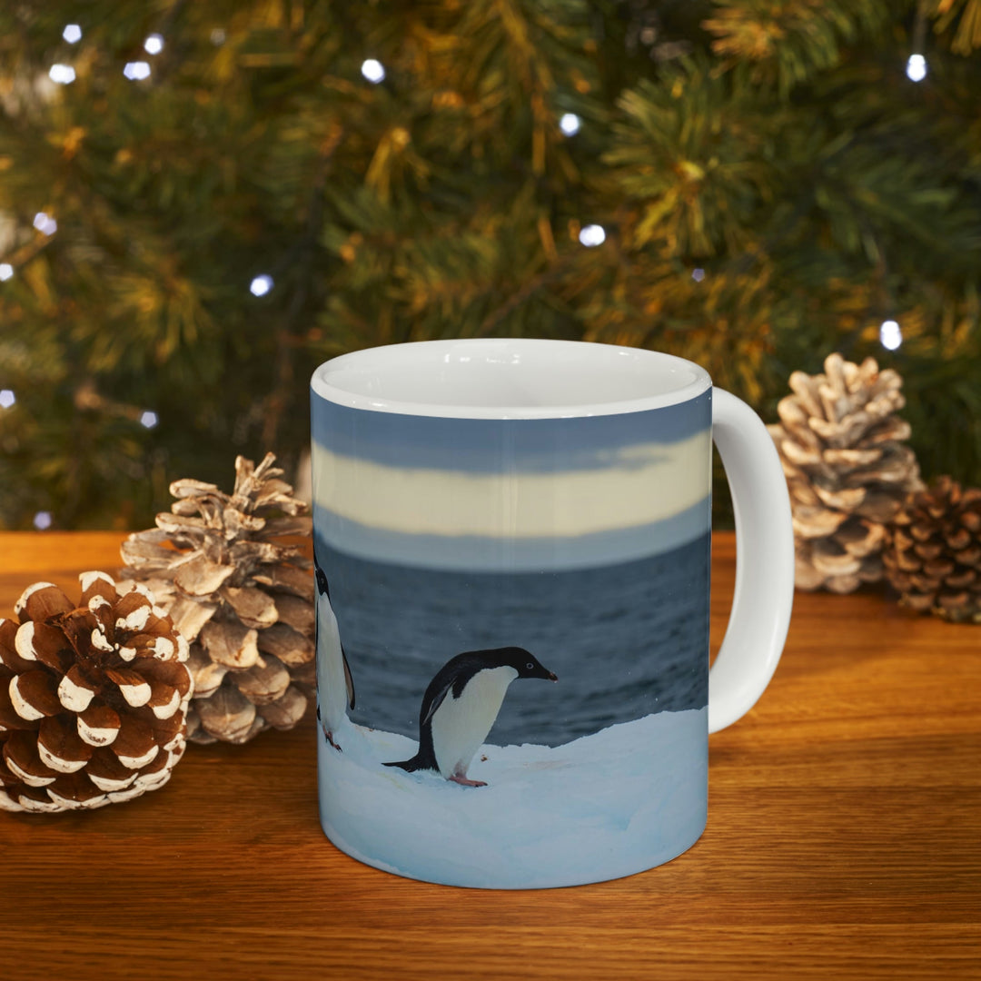 Penguin Dance - Ceramic Mug 11oz - Visiting This World