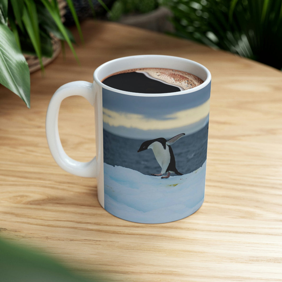 Penguin Dance - Ceramic Mug 11oz - Visiting This World