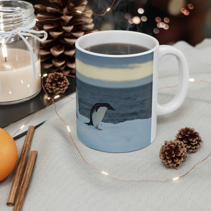 Penguin Dance - Ceramic Mug 11oz - Visiting This World