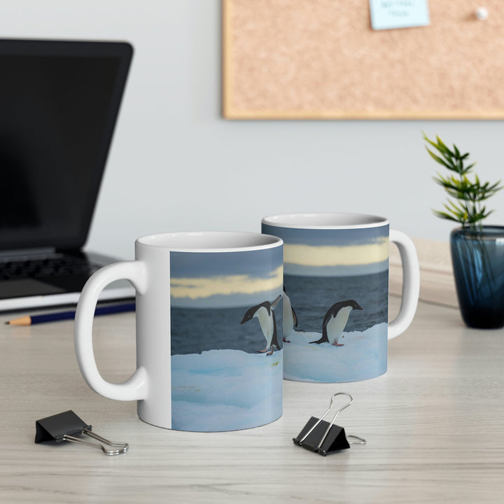 Penguin Dance - Ceramic Mug 11oz - Visiting This World