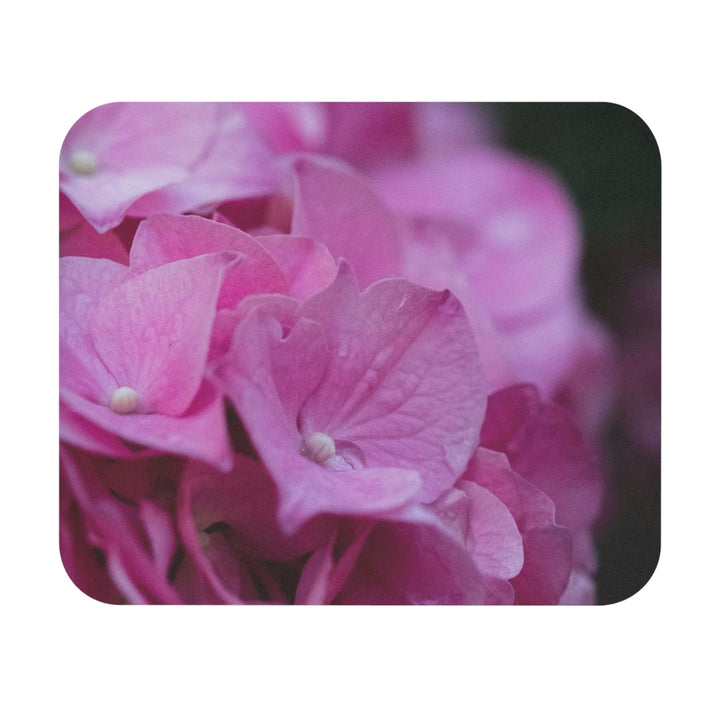 Pink Hydrangea Detail - Mouse Pad (Rectangle) - Visiting This World