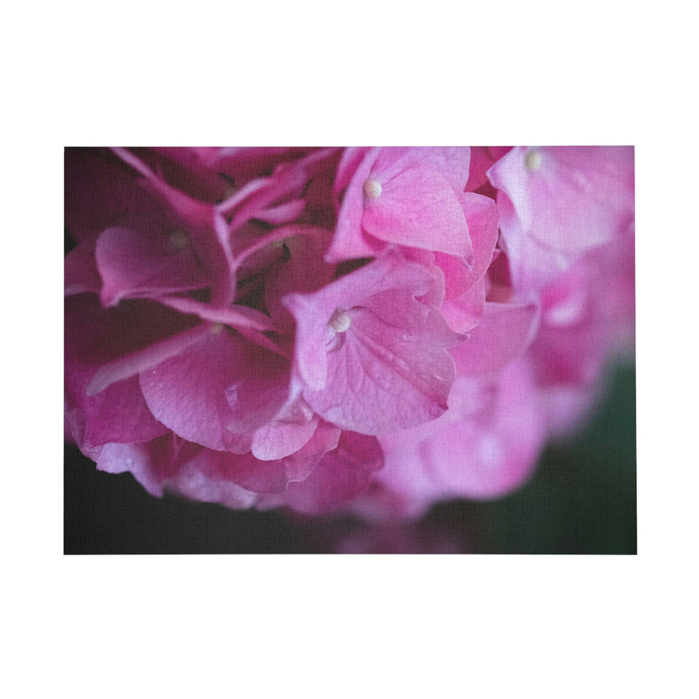 Pink Hydrangea Detail - Nature Puzzle (96, 252, 500, 1000-Piece) - Visiting This World