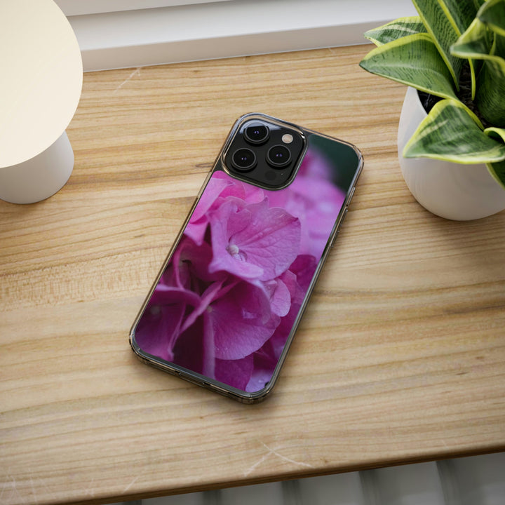 Pink Hydrangea Detail - Phone Case Featuring Photography Art - Visiting This World