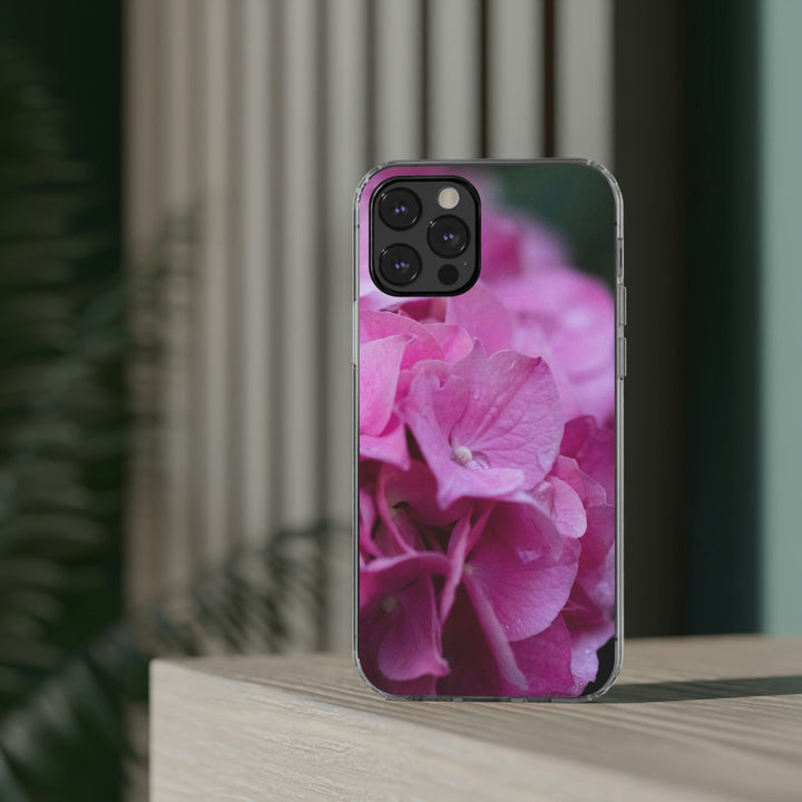 Pink Hydrangea Detail - Phone Case Featuring Photography Art - Visiting This World