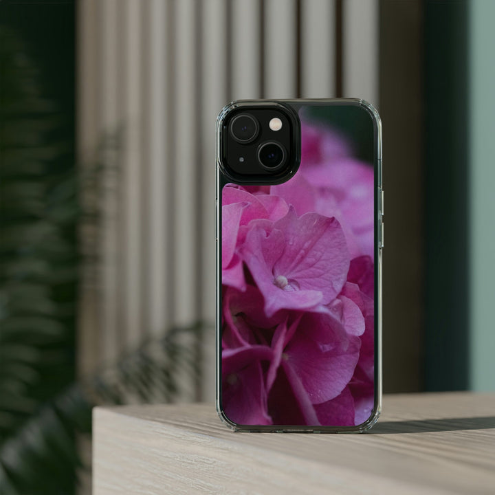 Pink Hydrangea Detail - Phone Case Featuring Photography Art - Visiting This World