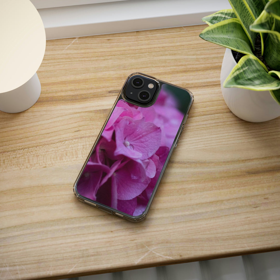 Pink Hydrangea Detail - Phone Case Featuring Photography Art - Visiting This World