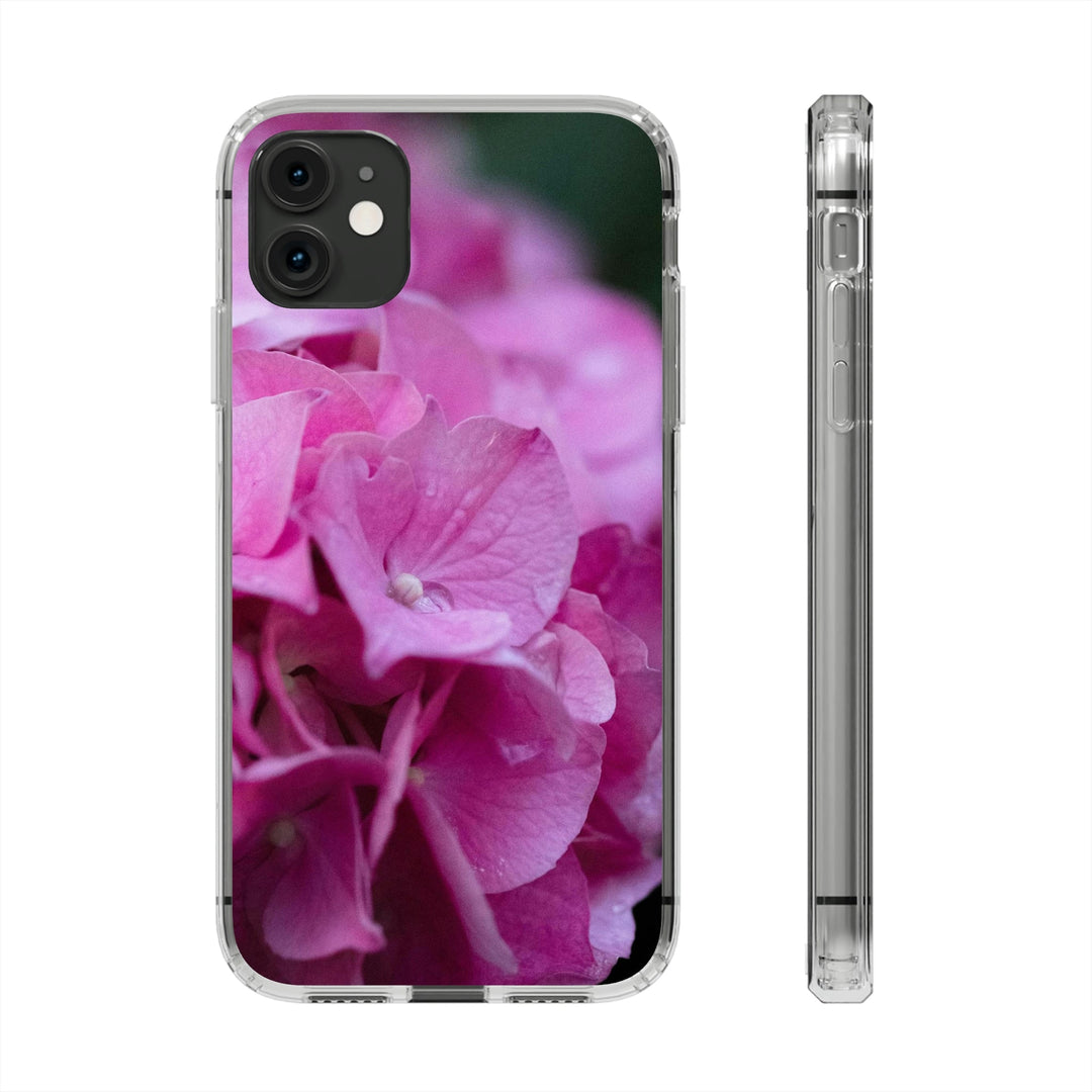 Pink Hydrangea Detail - Phone Case Featuring Photography Art - Visiting This World