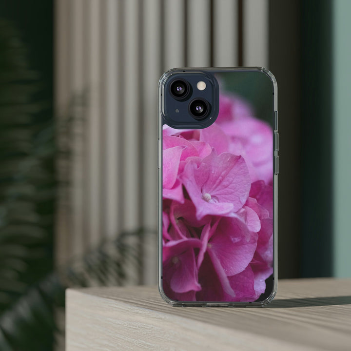 Pink Hydrangea Detail - Phone Case Featuring Photography Art - Visiting This World