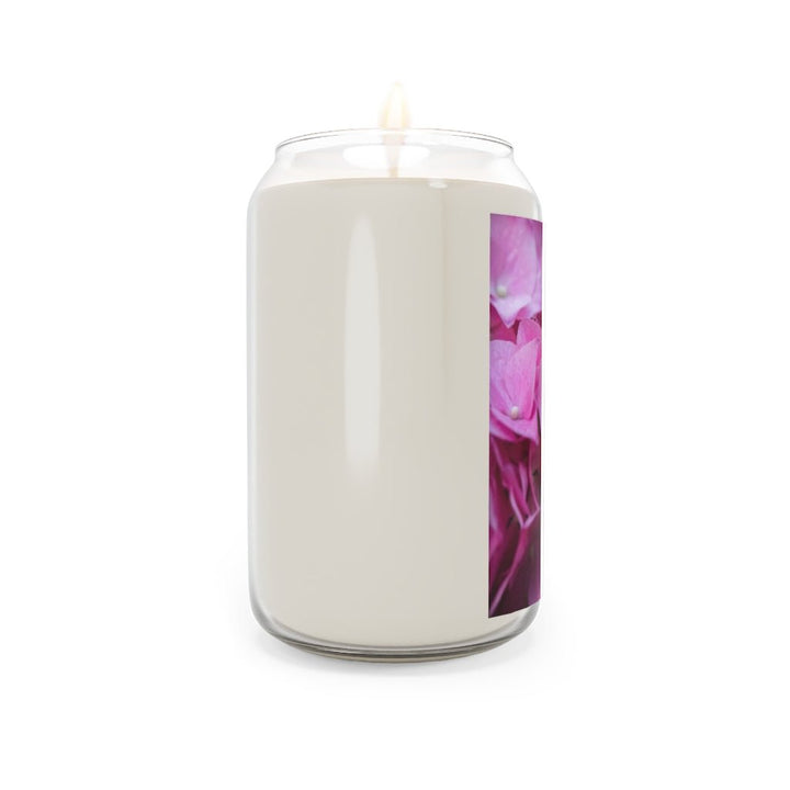 Pink Hydrangea Detail - Scented Candle, 13.75oz - Visiting This World