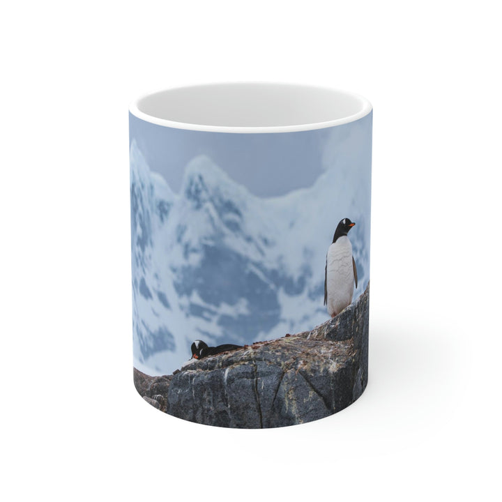 Poised Penguin - Ceramic Mug 11oz - Visiting This World