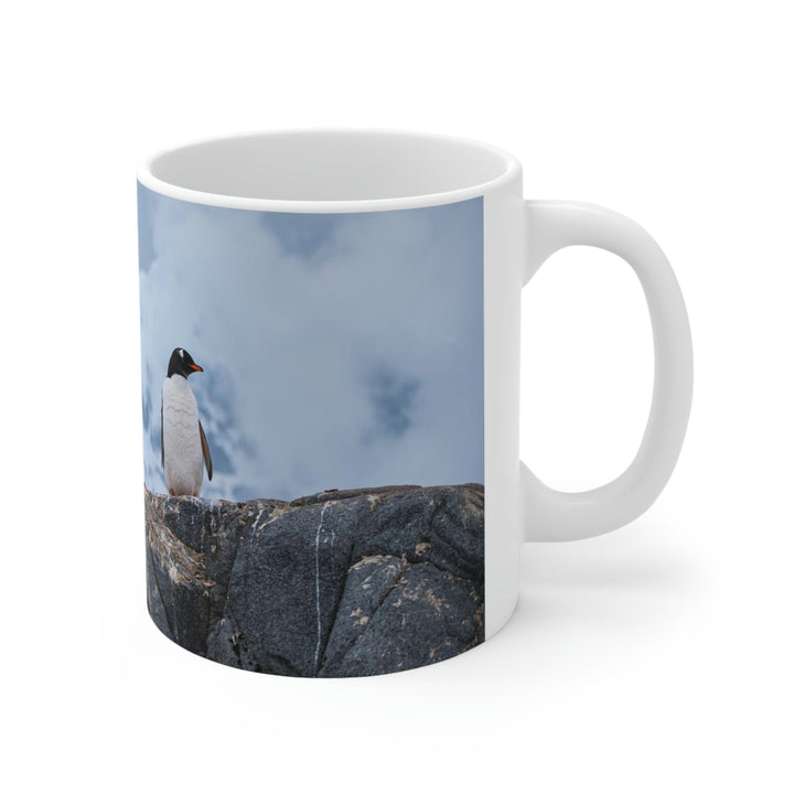 Poised Penguin - Ceramic Mug 11oz - Visiting This World